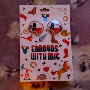 Texas ear buds with Mic